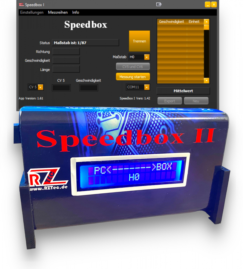 Speedbox II Bedienungsanleitung deutsch