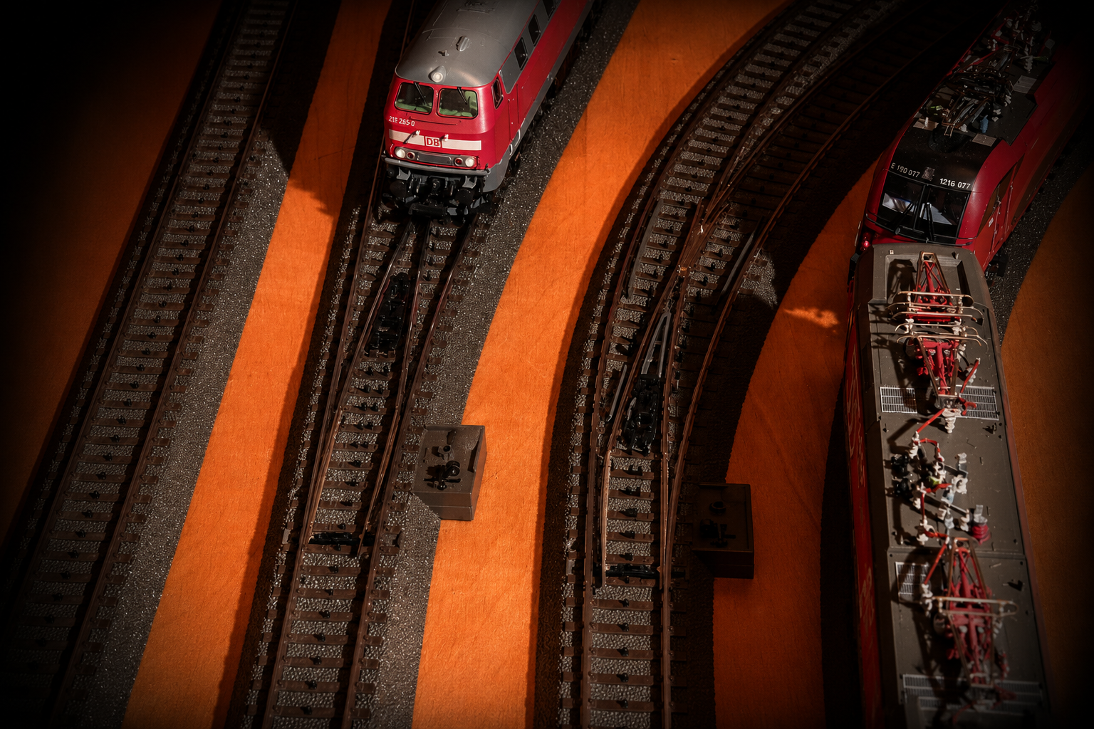 (24771 und 24772) Puko Isolator für schlanke C-Gleis Bogenweiche von Märklin